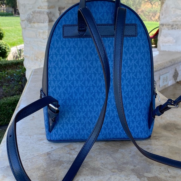 Michael Kors Signature Adina bag&wallet set blue main image 14